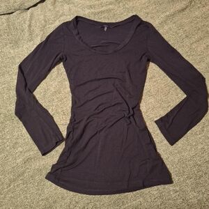 Elegant Black Long Sleeve Top